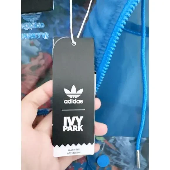 Adidas x Ivy Park Printed Organza Jacket M - Picture 9 of 10